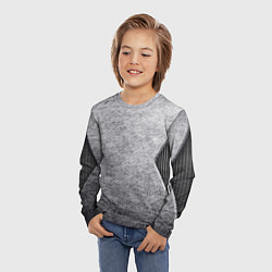 Лонгслив детский Стальная болванка, цвет: 3D-принт — фото 2