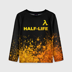 Лонгслив детский Half-Life - gold gradient посередине, цвет: 3D-принт