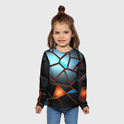 Лонгслив детский Прорыв в пространстве, цвет: 3D-принт — фото 2