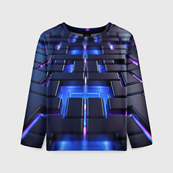 Детский лонгслив Плиты абстракции