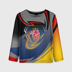 Лонгслив детский Scania логотип, цвет: 3D-принт