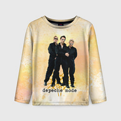 Лонгслив детский Depeche Mode - Universe band, цвет: 3D-принт