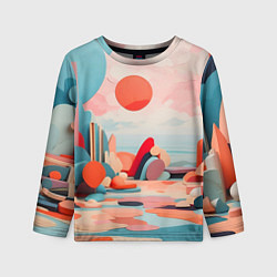 Детский лонгслив Геометрия природы