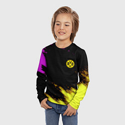 Лонгслив детский Borussia Dortmund sport, цвет: 3D-принт — фото 2