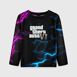 Лонгслив детский Grand theft auto storm, цвет: 3D-принт