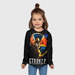 Лонгслив детский Сталкер - энергоблок ЧАЭС, цвет: 3D-принт — фото 2