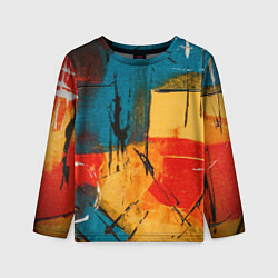 Детский лонгслив Картина маслом