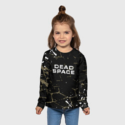 Лонгслив детский Dead space текстура, цвет: 3D-принт — фото 2