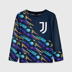Детский лонгслив Juventus градиентные мячи