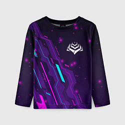 Лонгслив детский Warframe neon gaming, цвет: 3D-принт