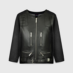 Детский лонгслив Terminator first - leather jacket