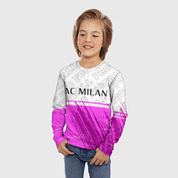 Лонгслив детский AC Milan pro football посередине, цвет: 3D-принт — фото 2