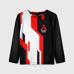 Детский лонгслив Mitsubishi red uniform