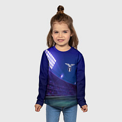 Лонгслив детский Lazio ночное поле, цвет: 3D-принт — фото 2