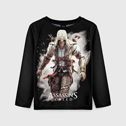 Детский лонгслив Assassins creed белая пыль