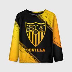 Лонгслив детский Sevilla - gold gradient, цвет: 3D-принт