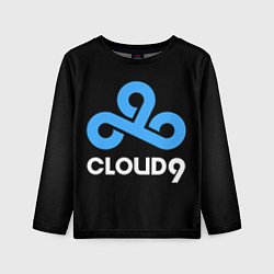 Лонгслив детский Cloud9 - esports logo, цвет: 3D-принт