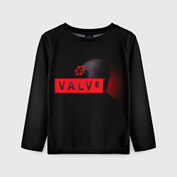 Детский лонгслив Valve afro logo