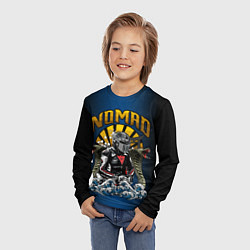 Лонгслив детский Кочевник, цвет: 3D-принт — фото 2