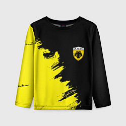 Детский лонгслив AEK sport color yellow