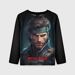 Лонгслив детский Веном Снейк из игры Metal gear, цвет: 3D-принт