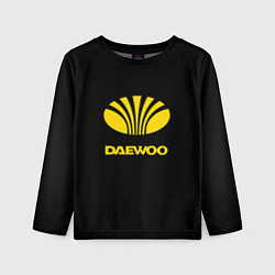 Лонгслив детский Daewoo logo yellow, цвет: 3D-принт