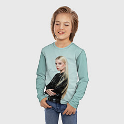 Лонгслив детский Anya Taylor - Joy - actress, цвет: 3D-принт — фото 2