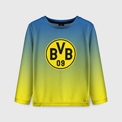 Лонгслив детский Borussia gradient, цвет: 3D-принт