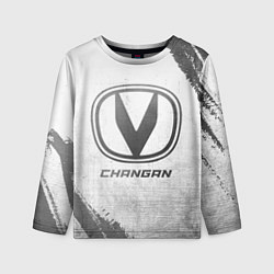 Лонгслив детский Changan - white gradient, цвет: 3D-принт