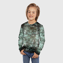 Лонгслив детский Лесной принт, цвет: 3D-принт — фото 2