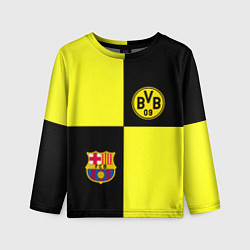 Детский лонгслив Barcelona x Borussia