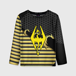 Лонгслив детский Skyrim gold edinion, цвет: 3D-принт