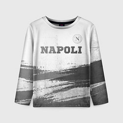 Лонгслив детский Napoli - white gradient посередине, цвет: 3D-принт