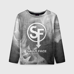 Детский лонгслив Sally Face - grey gradient