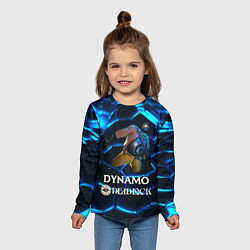 Лонгслив детский Динамо Deadlock, цвет: 3D-принт — фото 2