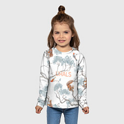 Лонгслив детский Уральский паттерн, цвет: 3D-принт — фото 2