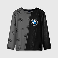 Лонгслив детский Bmw performance Темный, цвет: 3D-принт