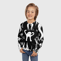 Лонгслив детский Ъуъ съука mem, цвет: 3D-принт — фото 2