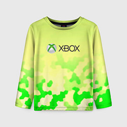 Лонгслив детский Xbox camo, цвет: 3D-принт