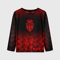 Детский лонгслив Monaco red poly