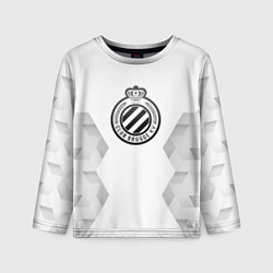 Детский лонгслив Club Brugge white poly