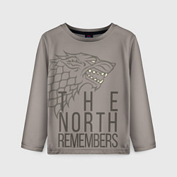 Детский лонгслив The North Remembers game of thrones