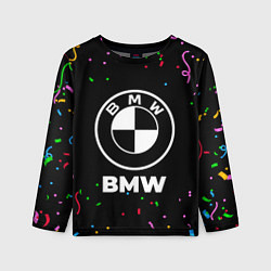 Лонгслив детский BMW конфети, цвет: 3D-принт