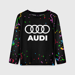 Лонгслив детский Audi конфети, цвет: 3D-принт