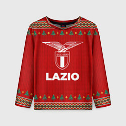 Лонгслив детский Lazio new year, цвет: 3D-принт