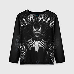 Лонгслив детский Venom in dark web, цвет: 3D-принт