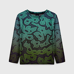 Детский лонгслив Змеиный камуфляж
