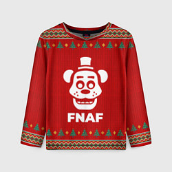Лонгслив детский FNAF new year, цвет: 3D-принт