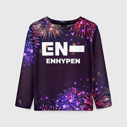 Лонгслив детский Праздничный Enhypen, цвет: 3D-принт