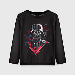 Лонгслив детский Darth Vader on black, цвет: 3D-принт